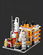 JJ9221-9222-9223 The Industrial Oil Refinery Complex  2142PCS - Image 3
