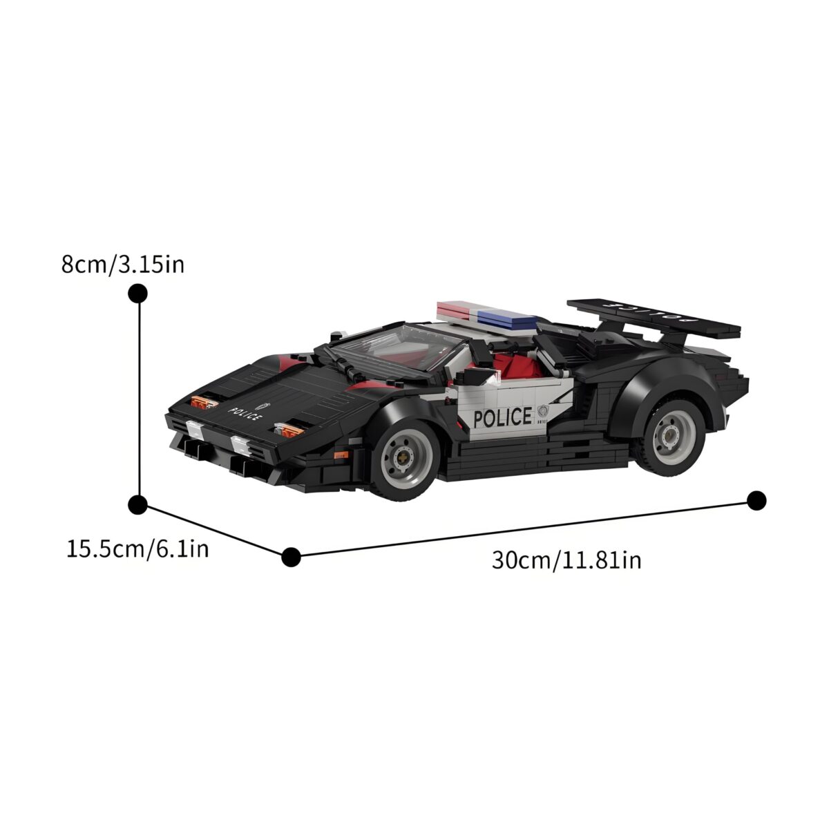 66121 The Police Car  1383PCS - Image 5