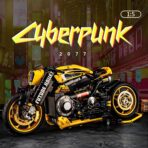 K10506 1:5 The Cyberpunk Motorcycle 1981PCS - Image 2