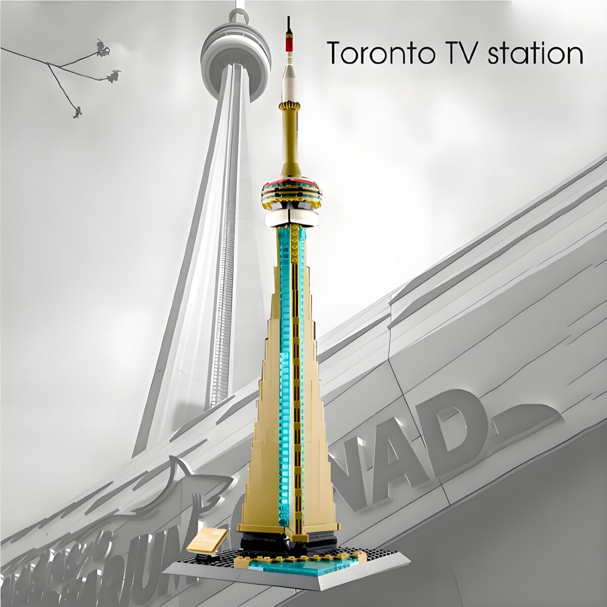 WG4215 The Toronto TV Tower Minibrick 400PCS - Image 3