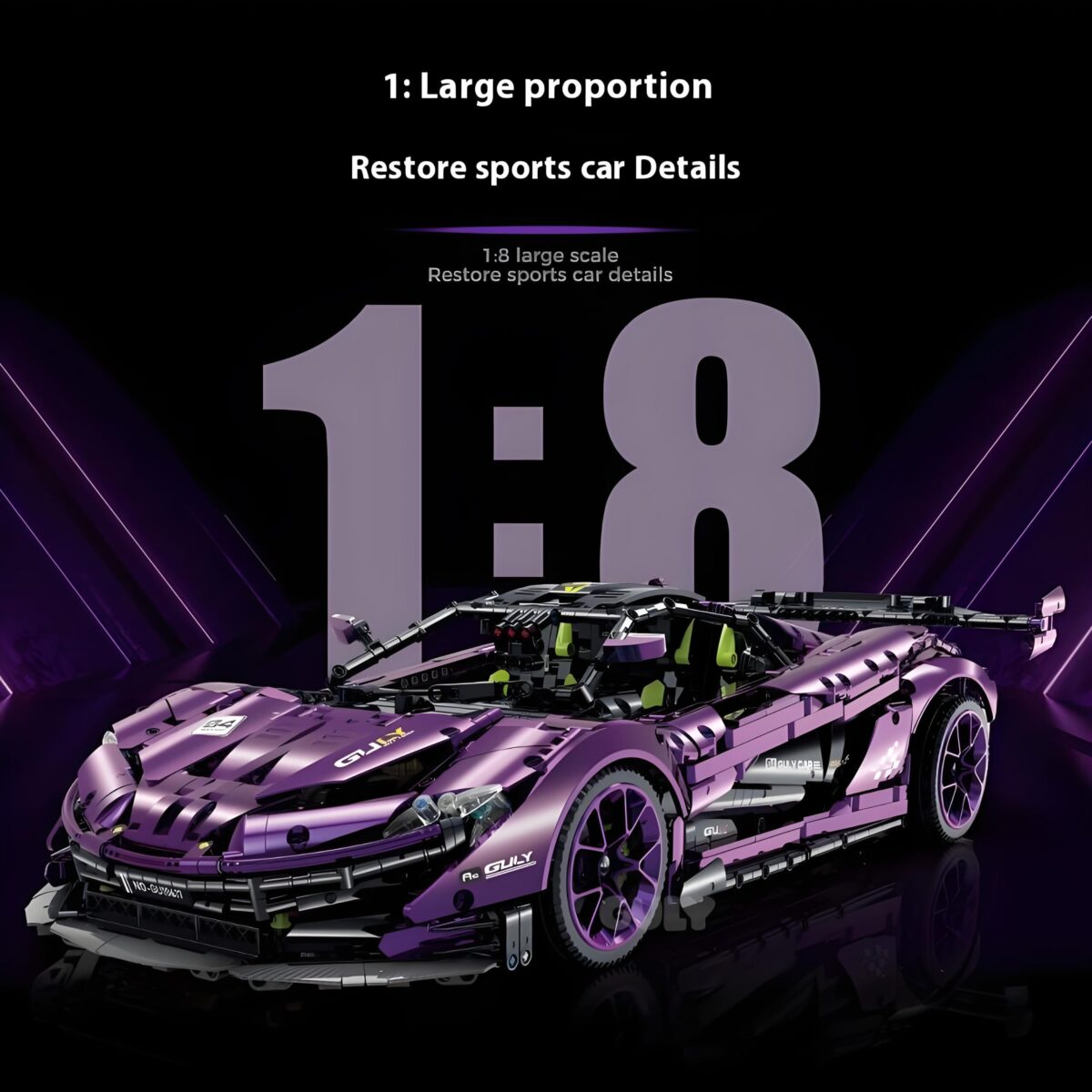 GULY 10617 1:8  The McLaren P1 Hypercar  3568PCS - Image 2