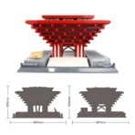 WG7210 The CHINA PAVILION Minibrick 3049PCS - Image 4