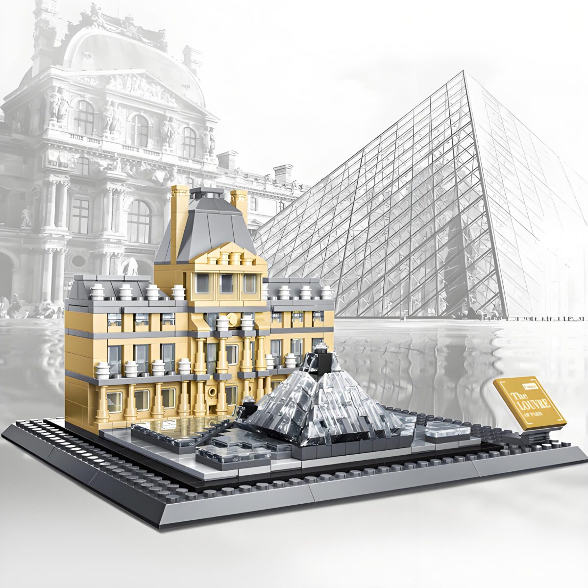 WG4213 The Louvre of Paris Minibrick 695PCS - Image 2