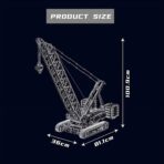 MK17046 The Wacker 16000 Crawer Crane   4494PCS - Image 6