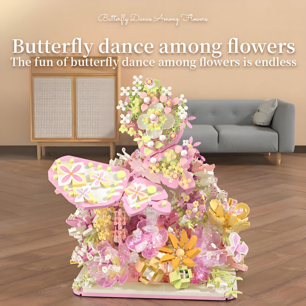 MY97152  The Floral Biomimicry: Butterflies Dancing Among Flowers  2166PCS - Image 2