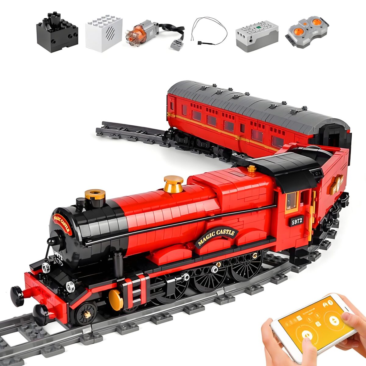 Mould King MK12010 The RC Magic Train  2086PCS - Image 4