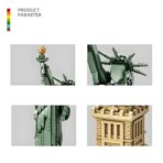 WG5227 The Statue of Liberty Minibrick 1577PCS - Image 3