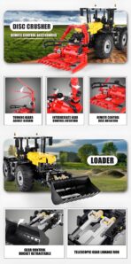 Mould King MK17019 The Tractor Fastrac 4000er series  2596PCS - Image 4