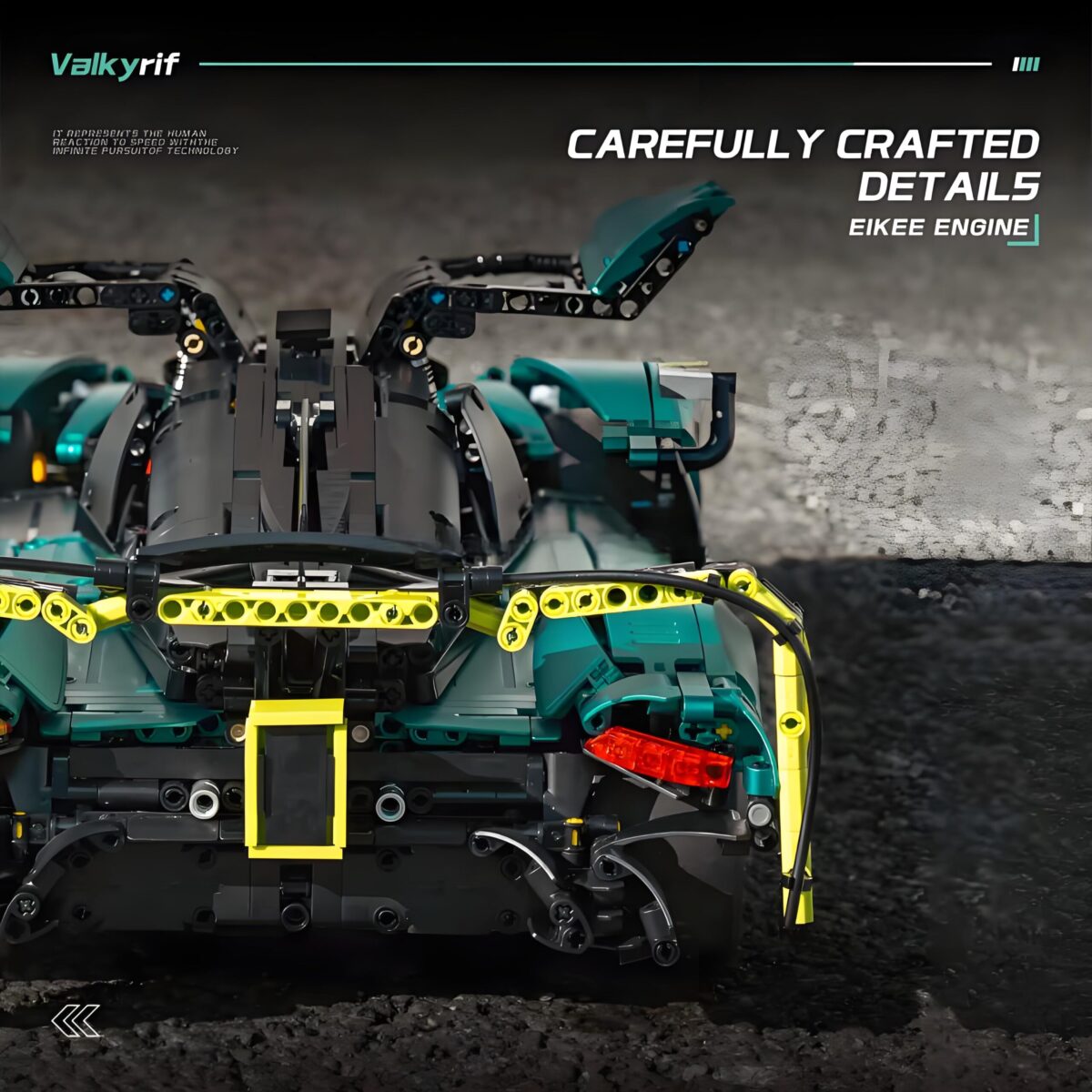 Y18006 The Aston Martin Valkyrif AMR Pro  3868PCS - Image 5