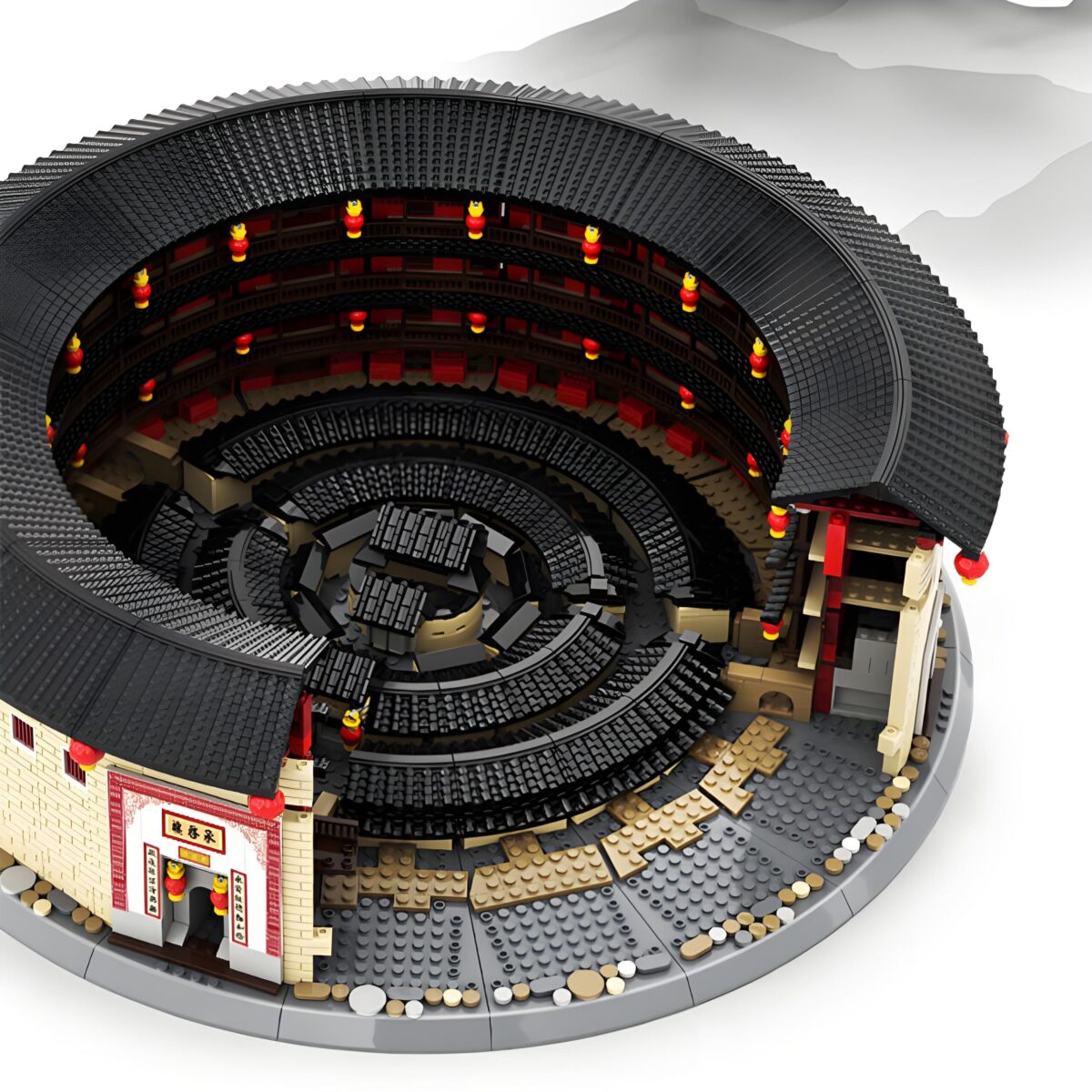 WG8211 The Chengqi Earth Building-Fujian Minibrick 3317PCS - Image 2