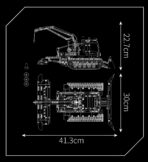 MK17051 The Snowfield Engineering Vehicle  1241PCS - Image 7