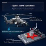 M38-B1233 1:35 The Model Play Zone: WZ-10S Gunship Helicopter   914PCS - Image 3