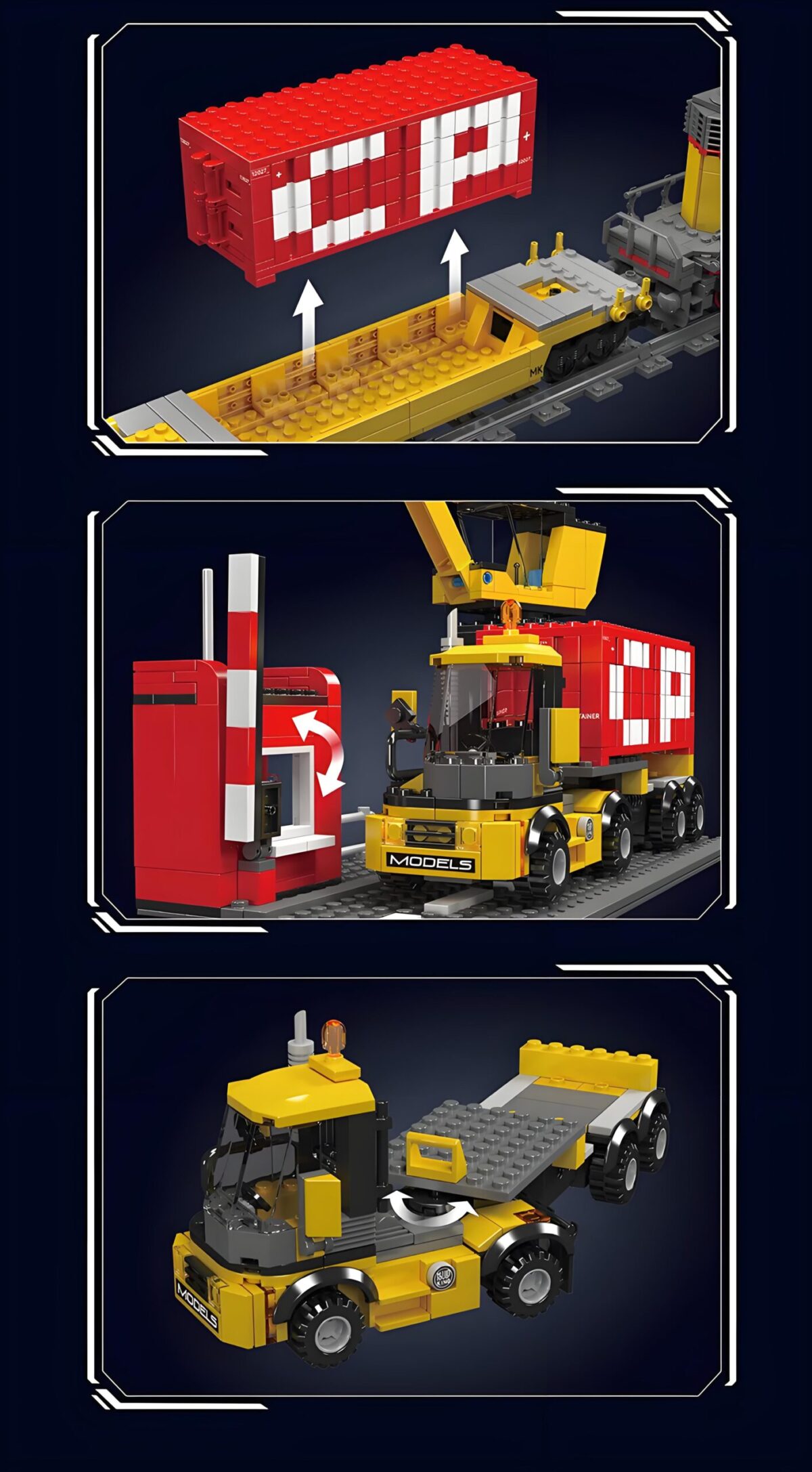 Mould King MK12027 The EMD SD40-2 Diesel Locomotive 2192PCS - Image 5