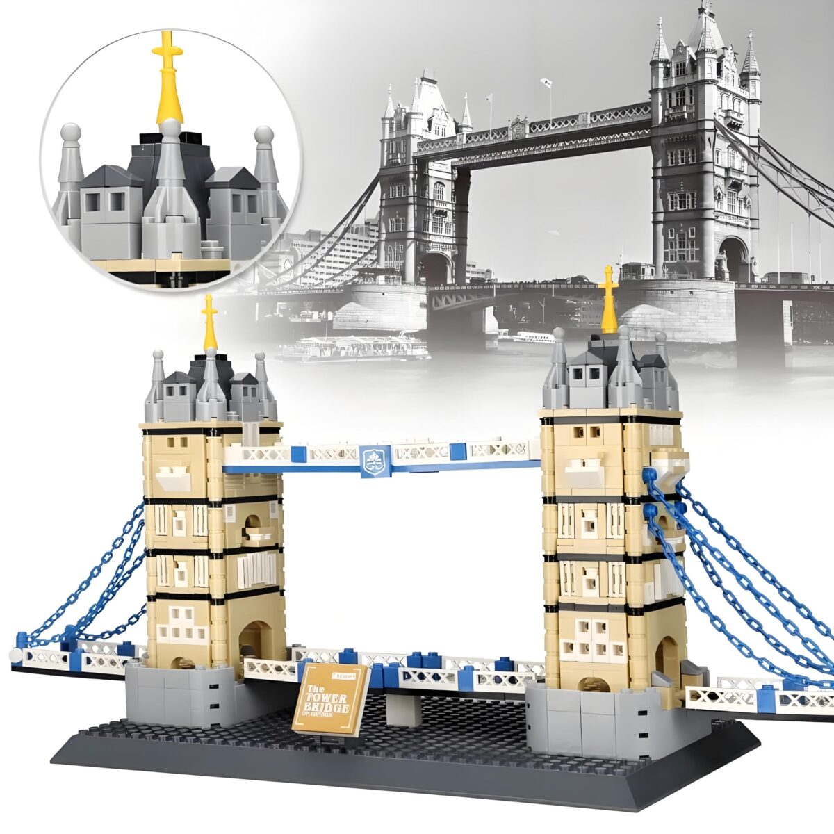 WG4219 The London Tower Bridge Minibrick 969PCS - Image 2