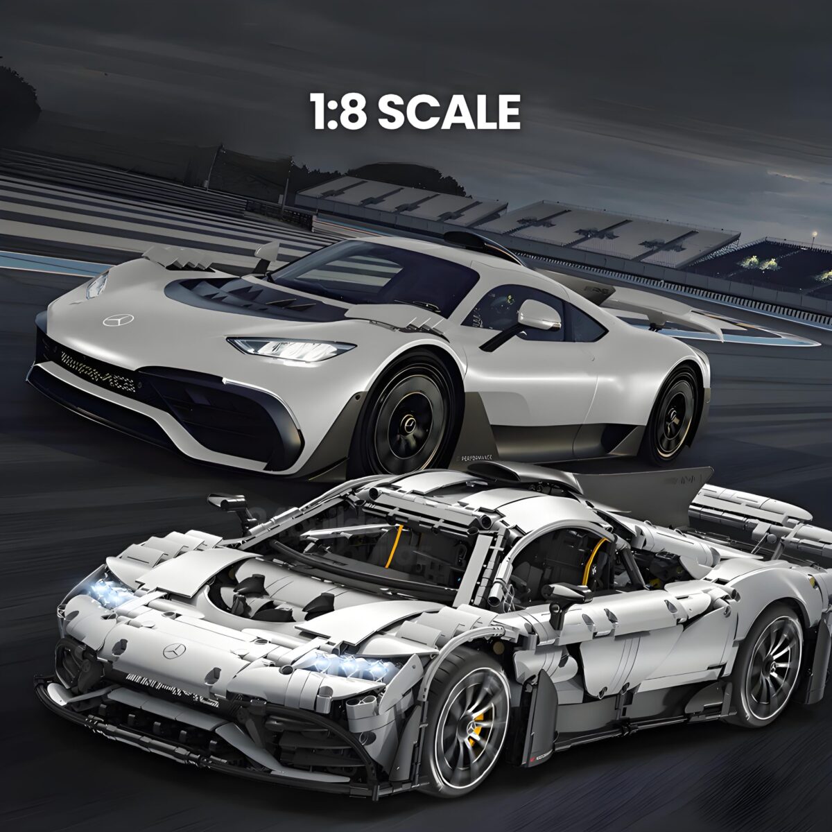 C61503 1:8  The Motorized German Sportcar AMG ONE  3295PCS - Image 4