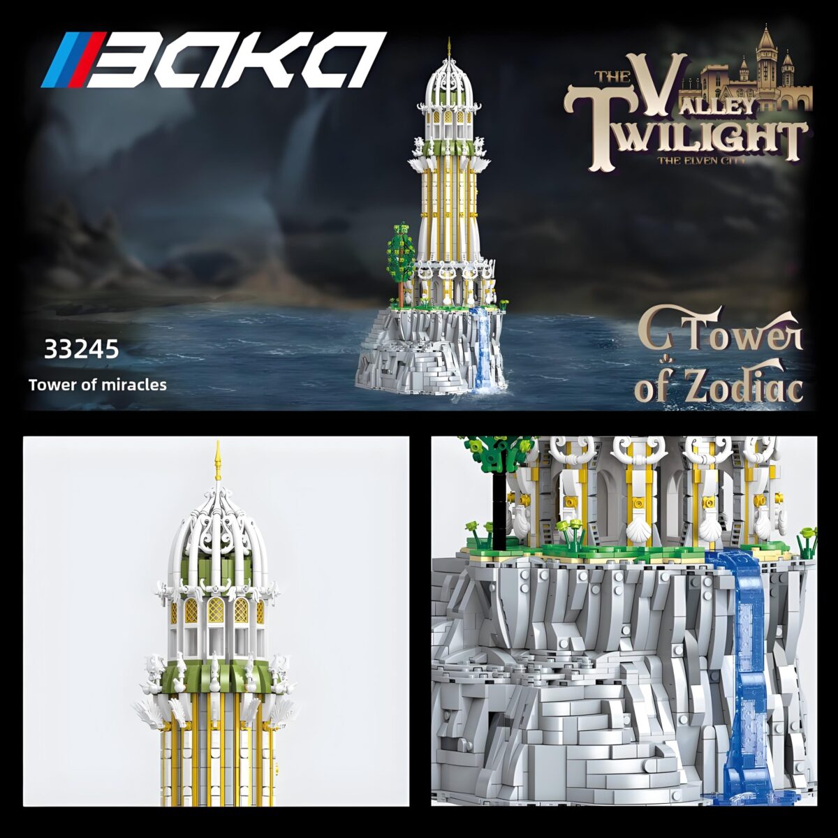 BK 33245 The Rivendell Tower of Zodiac  3726PCS - Image 3