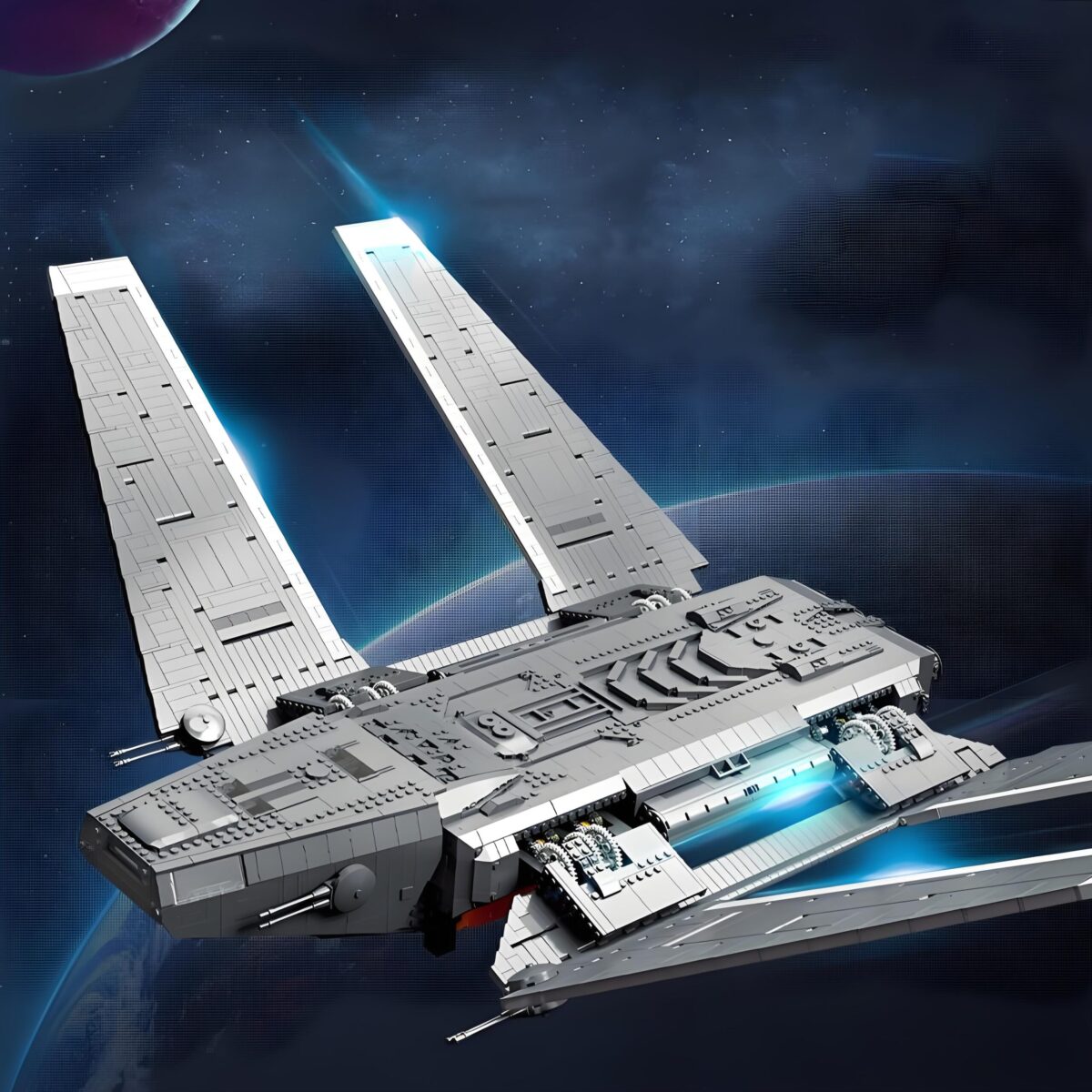 JIE STAR 67108 The Zeta Class Cargo Shuttle 4533PCS - Image 3