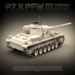 QG100247 The WWII Pz. Kpfw III Ausf. L  959PCS - Image 4