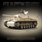 QG100247 The WWII Pz. Kpfw III Ausf. L  959PCS - Image 8