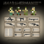 QG100277 The M4A3 Sherman Medium Tank 105MM  1175PCS - Image 4