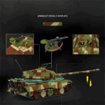 QG100300 The PZ.KPFW VI Ausf.B Tiger II(SD.KFZ.182) Early  1582PCS - Image 4