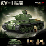 QG100253 The WWII KV-1 Heavy Tank Model 1941  1192PCS - Image 2