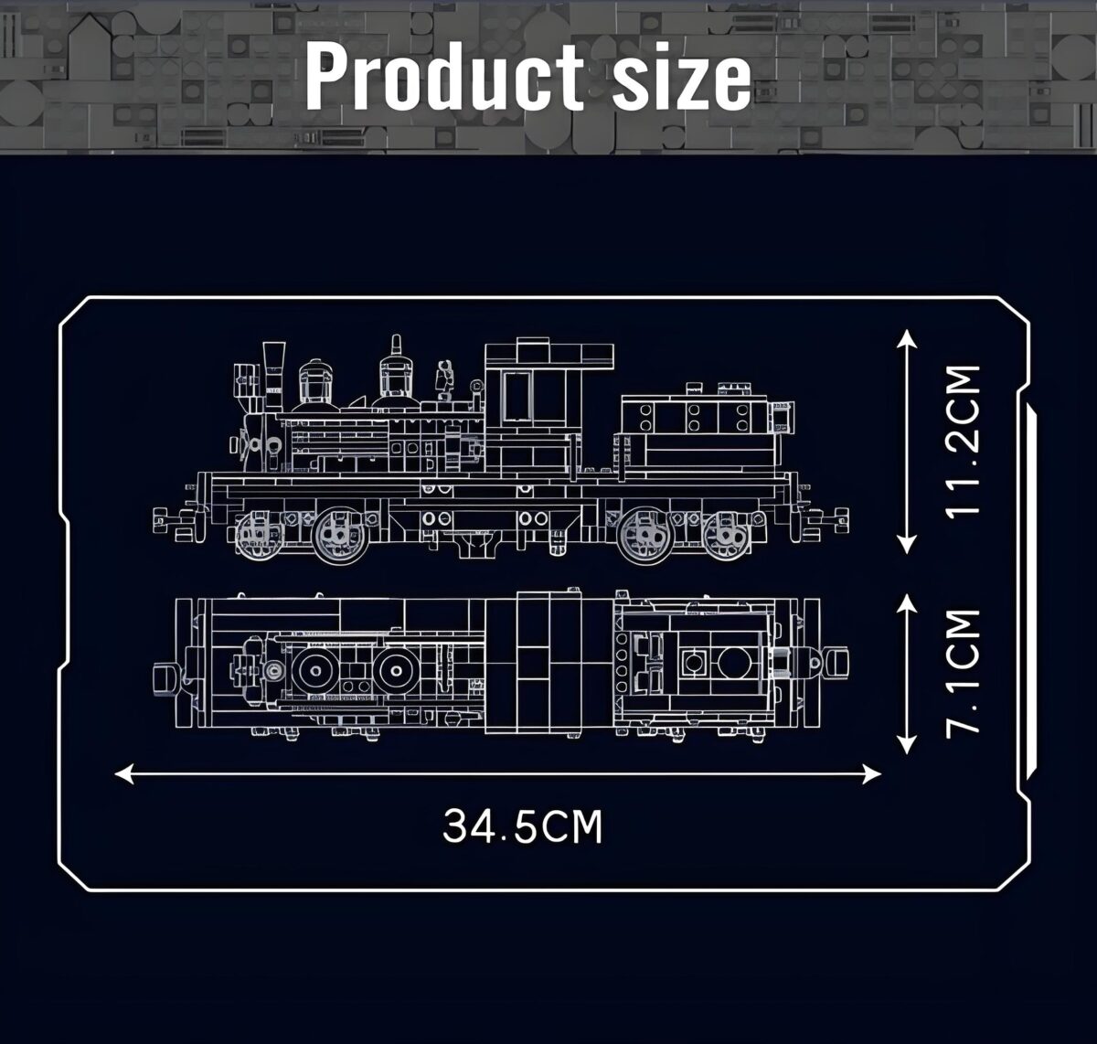 Mould King MK12032  The Shay-Type Steam Locomotive 880PCS - Image 6