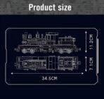 Mould King MK12032  The Shay-Type Steam Locomotive 880PCS - Image 6