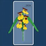 MK24009 The Flower World:Dancing-Doll Orchid   237PCS - Image 5