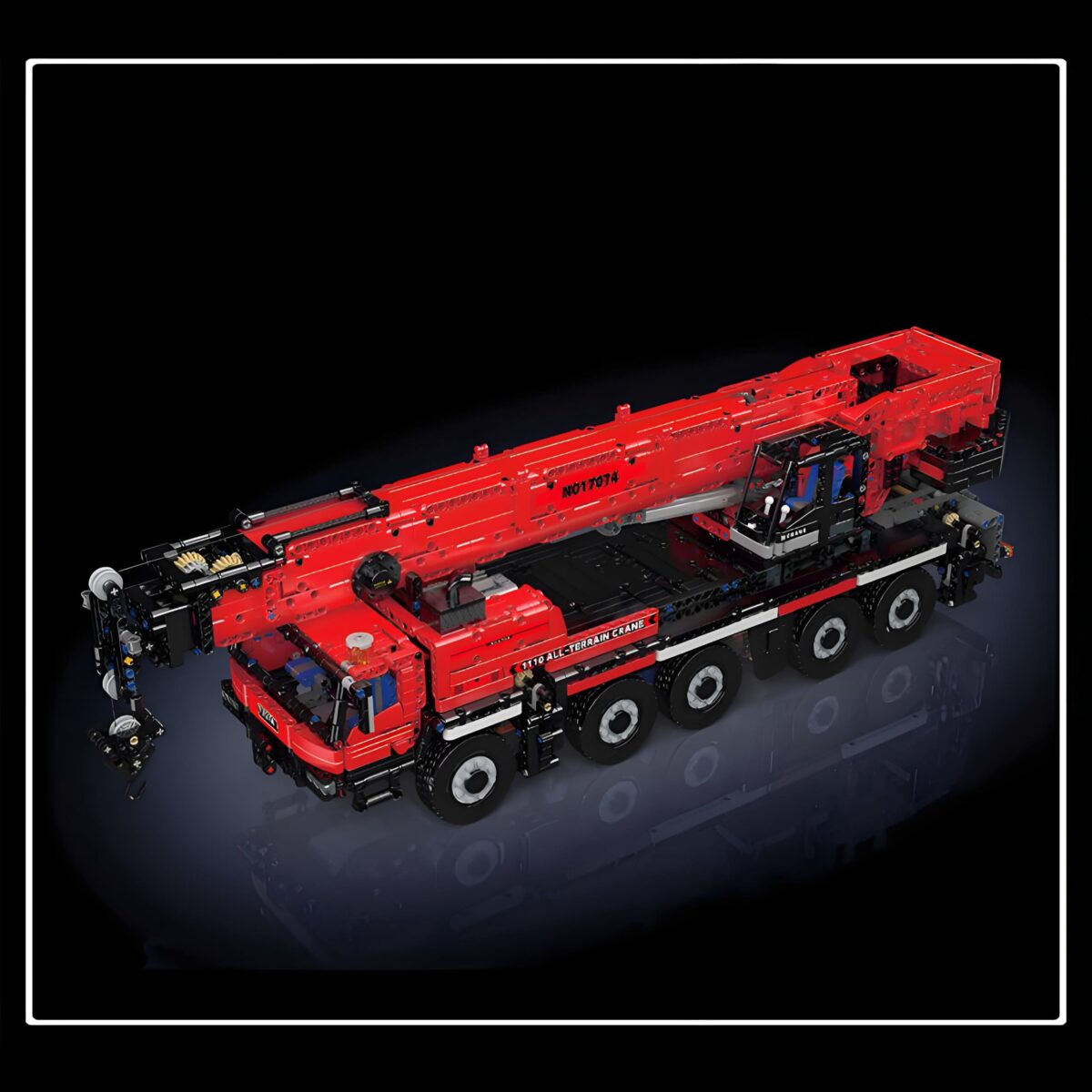 MK17075 The LTM 1110 Crane With RC In Red 3218PCS - Image 4