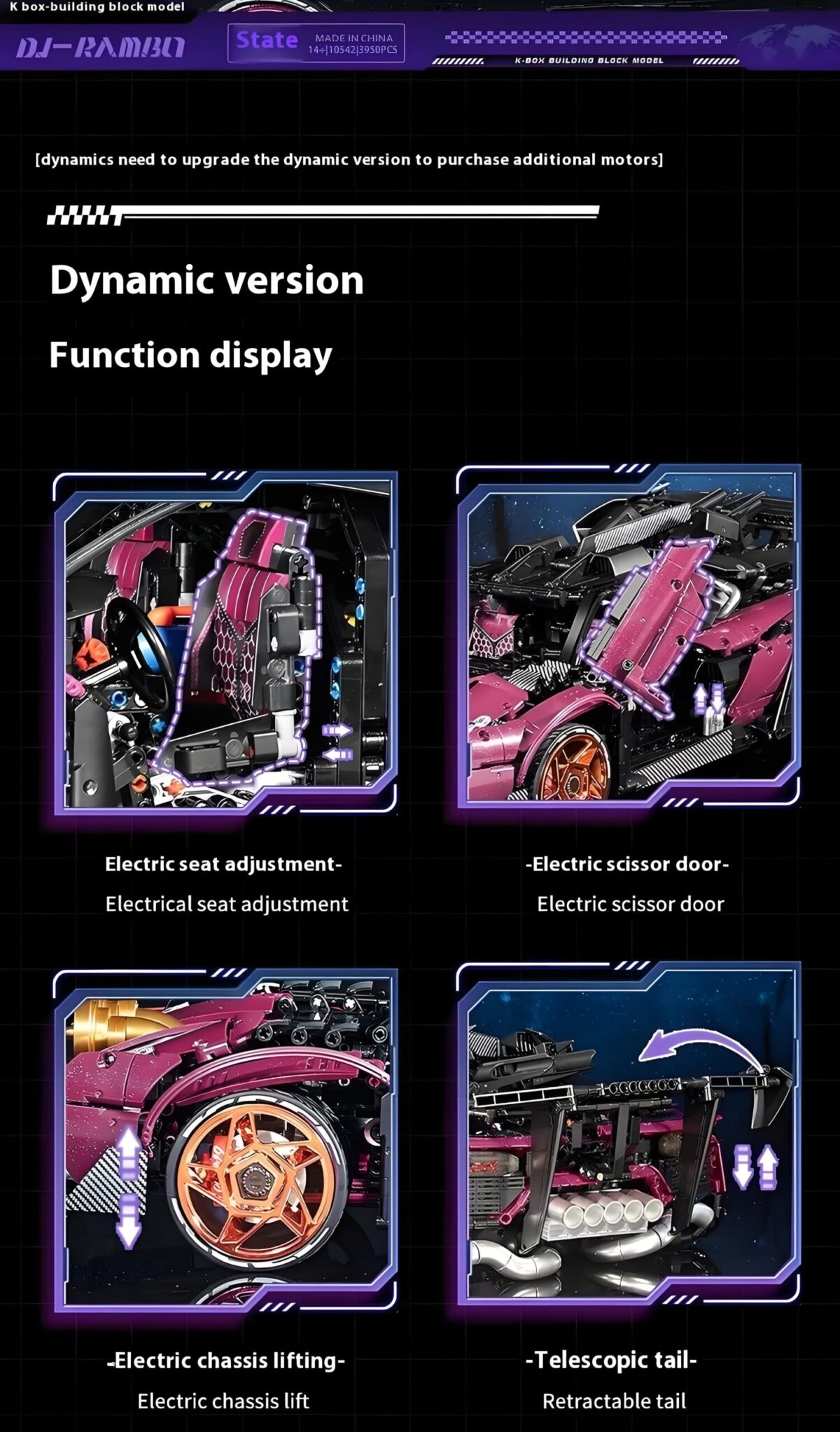 K10542 1:8  The Modified SVJ  3950PCS - Image 5