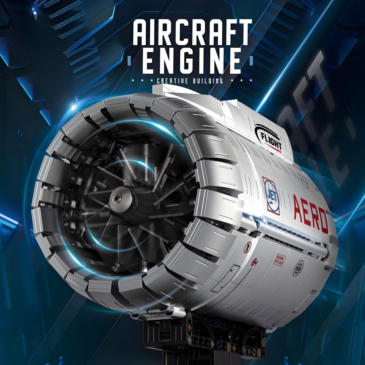 Reobrix 33019 The Aircraft Engine 1786PCS - Image 2