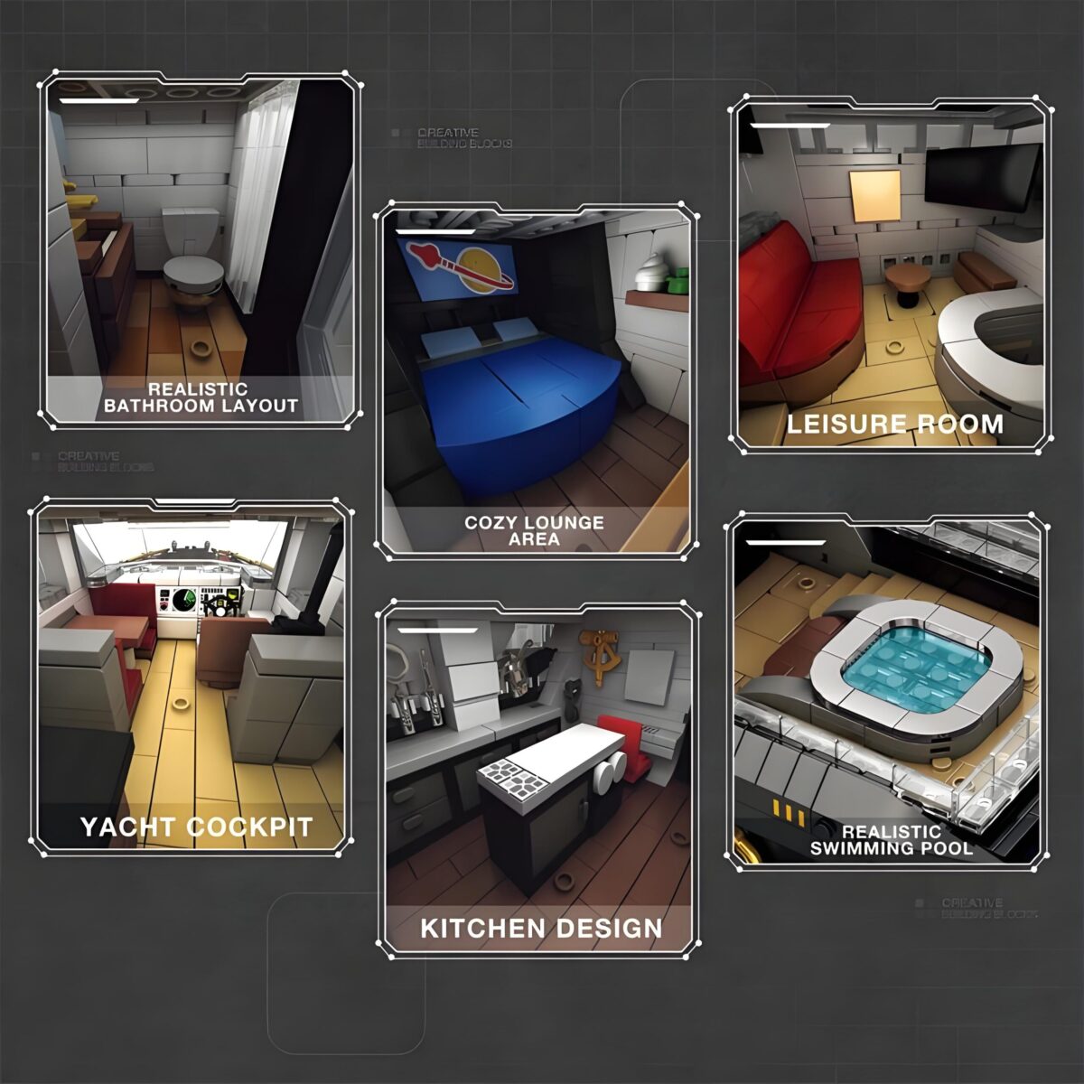 Reo 66103 The luxury yacht  4421PCS - Image 6