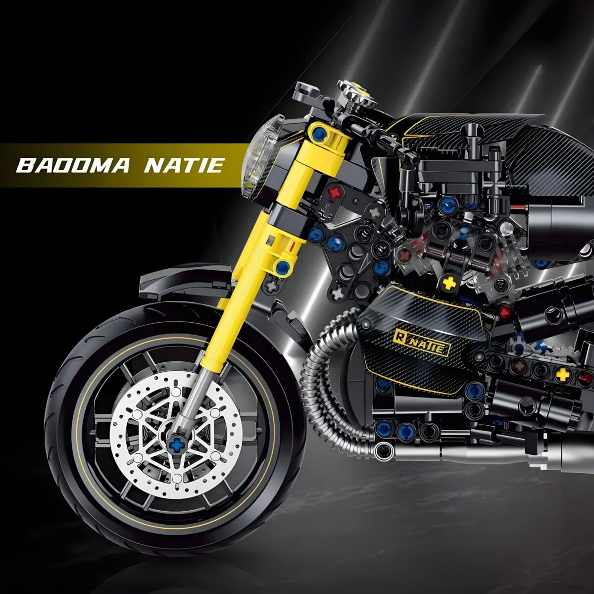 SG60515 1:8 The German Motorbike Latte 618PCS - Image 5