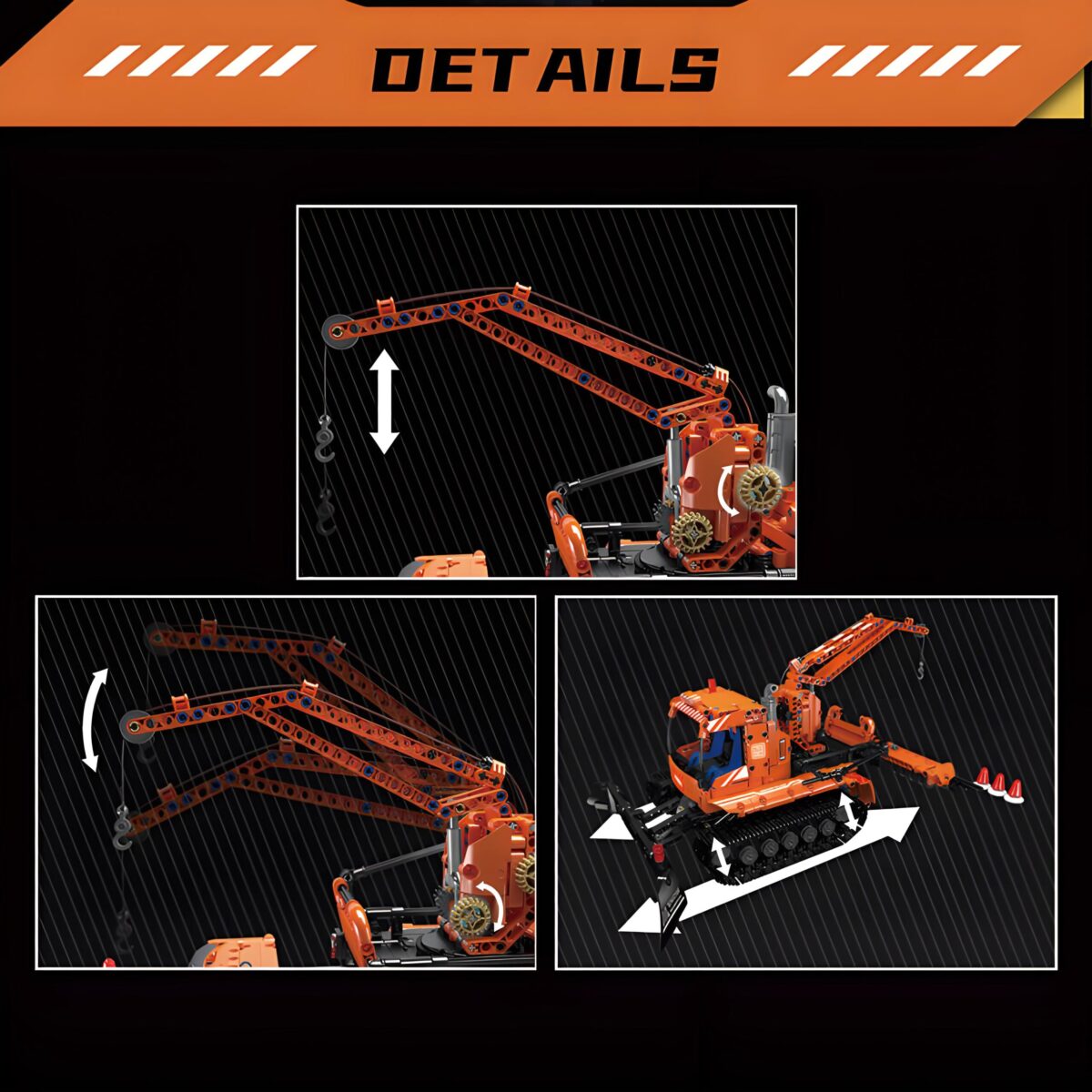 MK17051 The Snowfield Engineering Vehicle  1241PCS - Image 5