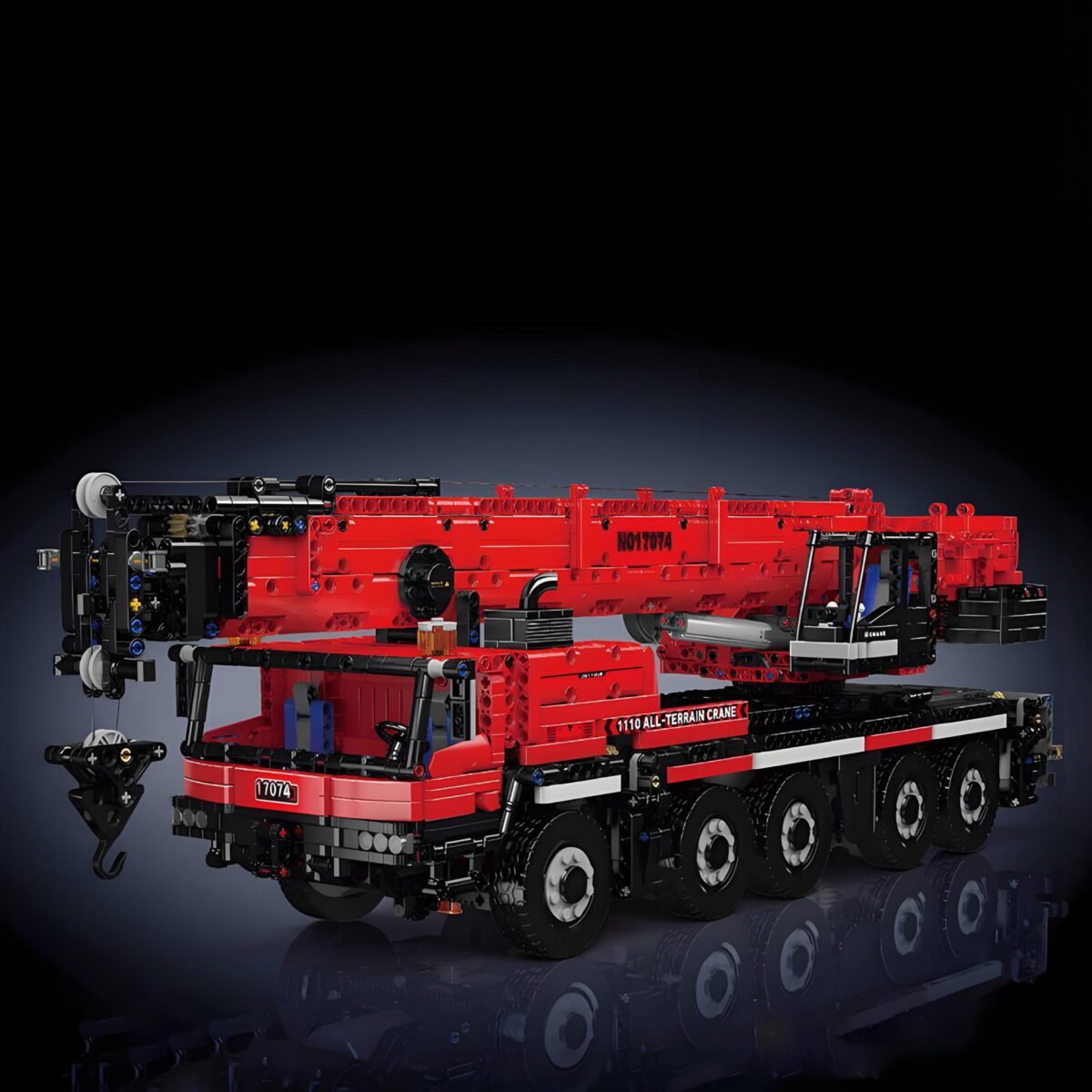 MK17075 The LTM 1110 Crane With RC In Red 3218PCS - Image 3