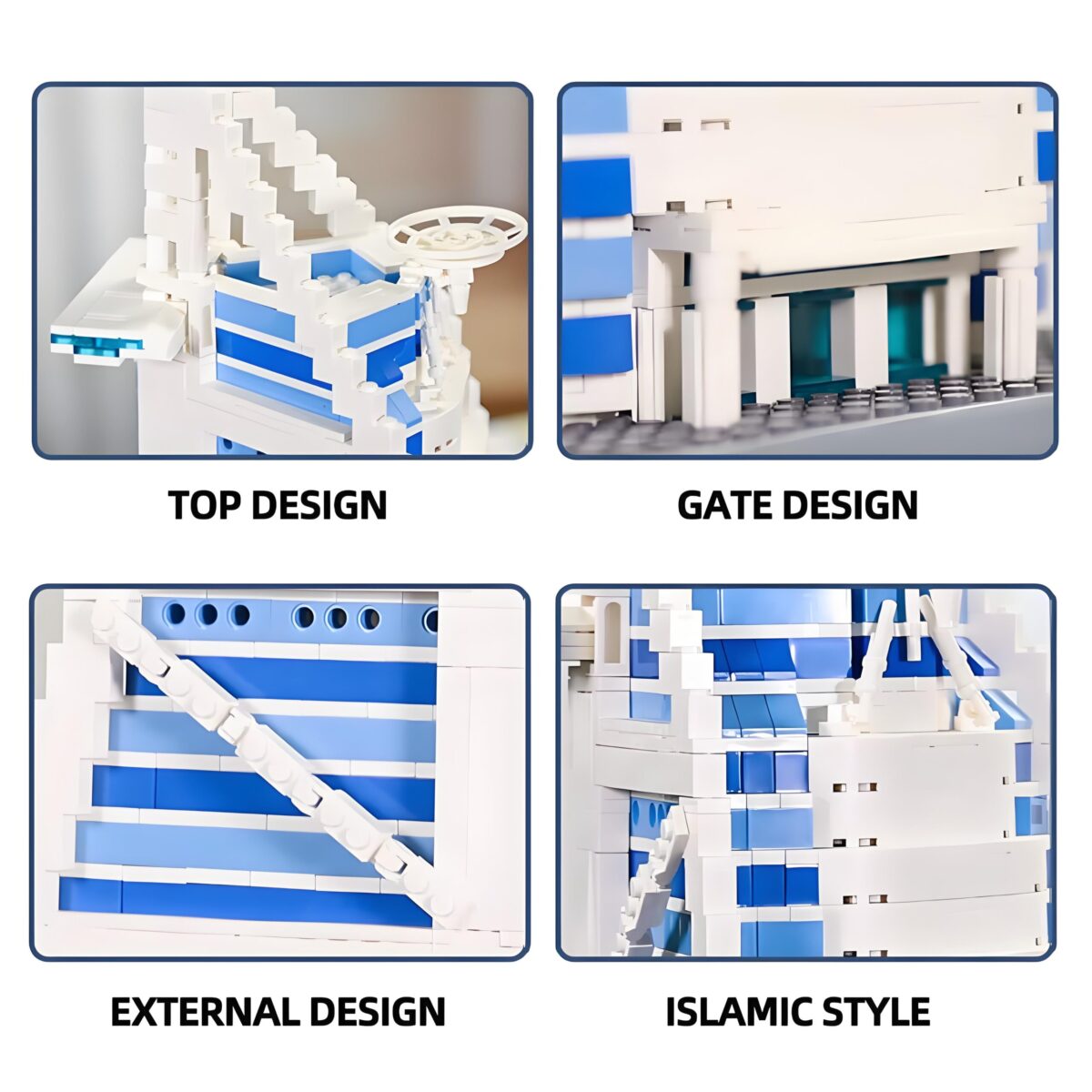 WG5220 The Dubai Sailing Hotel Minibrick 1307PCS - Image 4