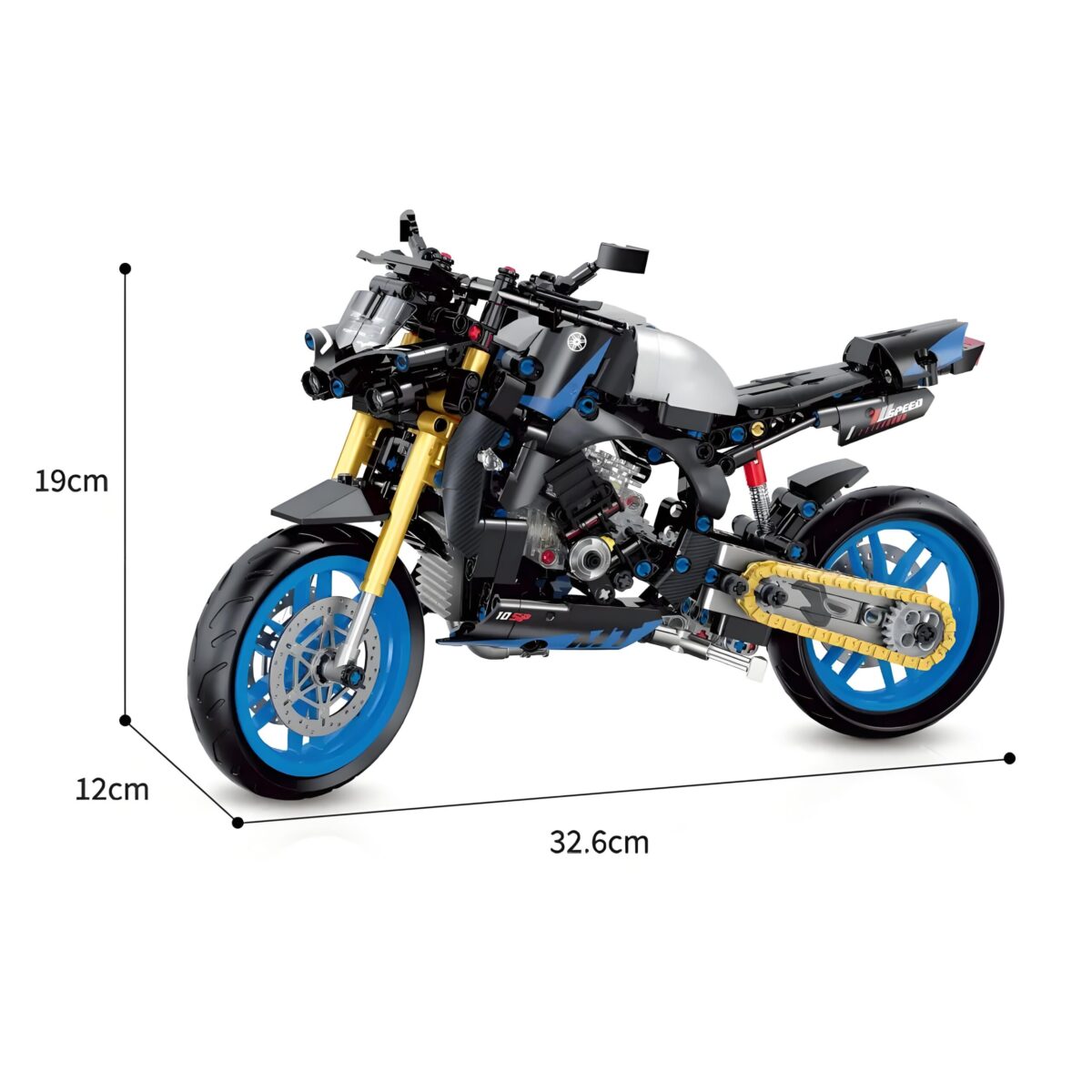 SG60509 1:8 The Motorbike MT10 From Japan 638PCS - Image 6