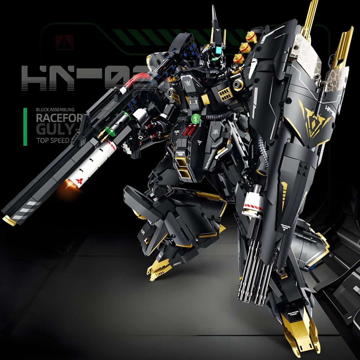 GL 80506 The Gundam Dark Sinanju  3908PCS - Image 3