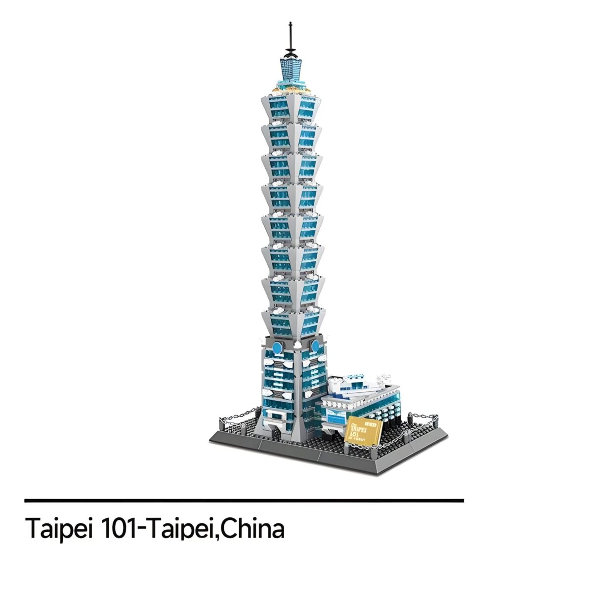 WG5221 The Taipei 101 of Taiwan Minibrick 1511PCS - Image 4