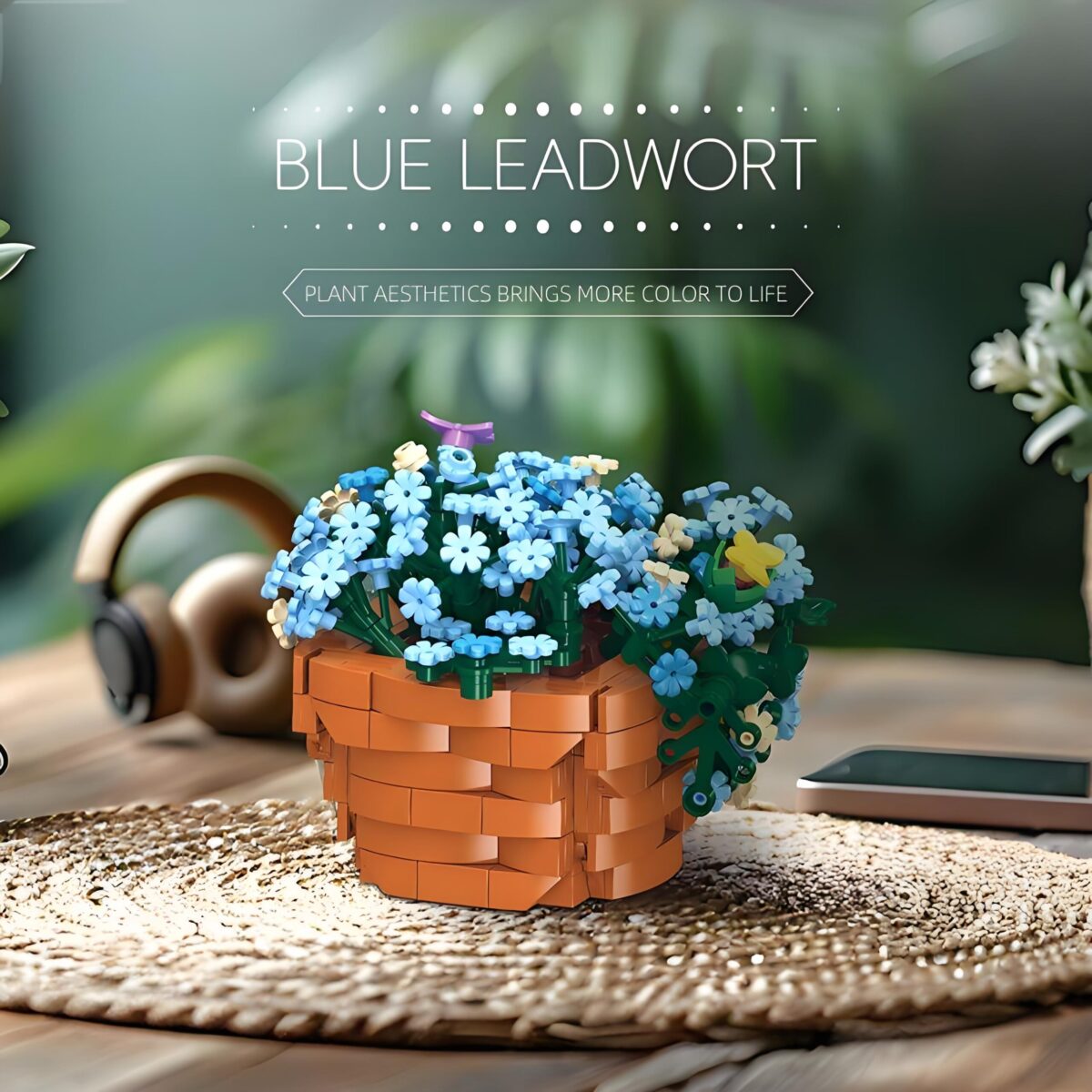 JJ9131 The Blue leadwort  365PCS - Image 2