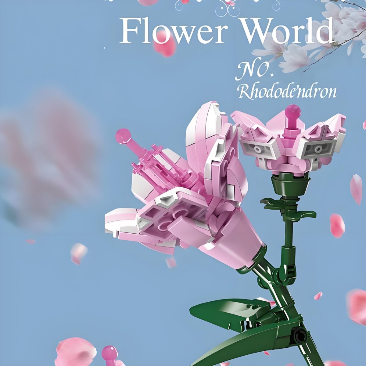 MK24002 The Flower World:Rhododendron  132PCS - Image 2