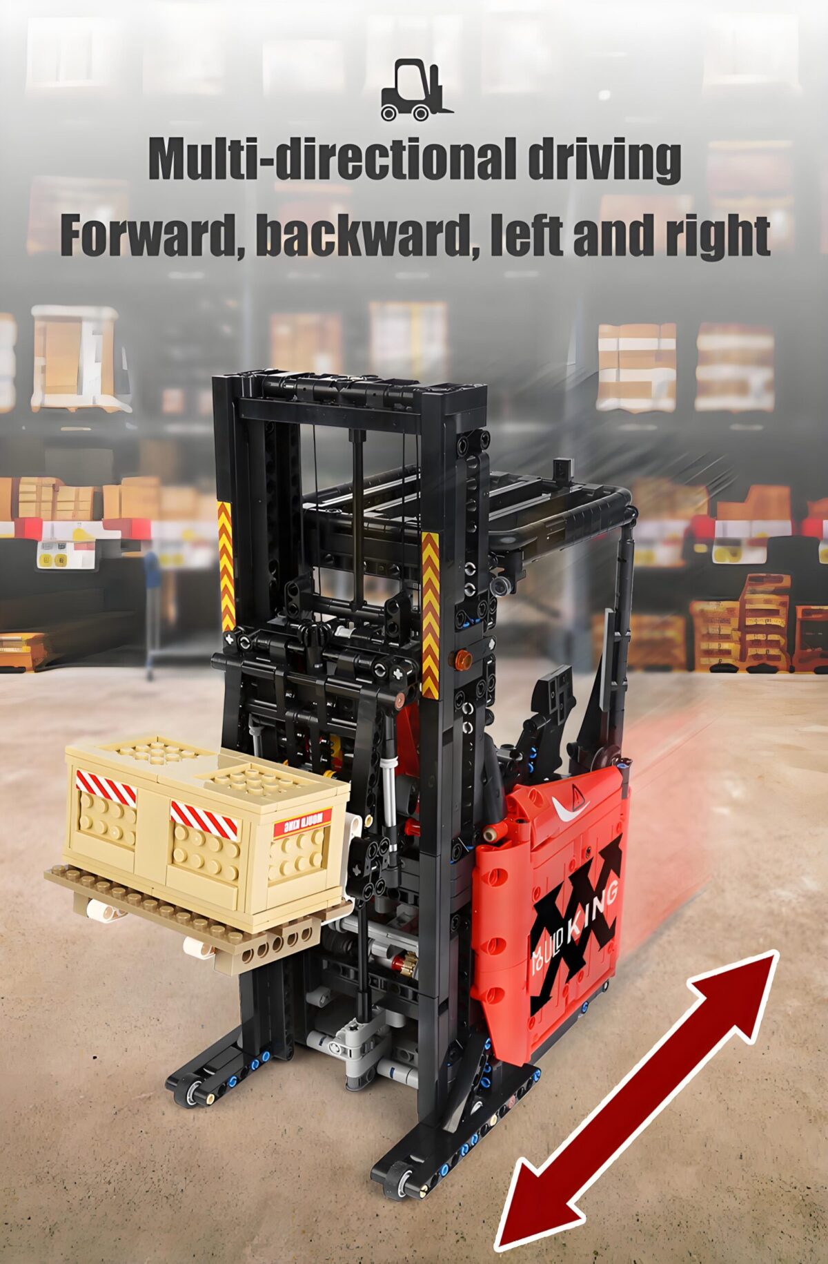 MK17041 The Orange Shelf Forklift  1506PCS - Image 3