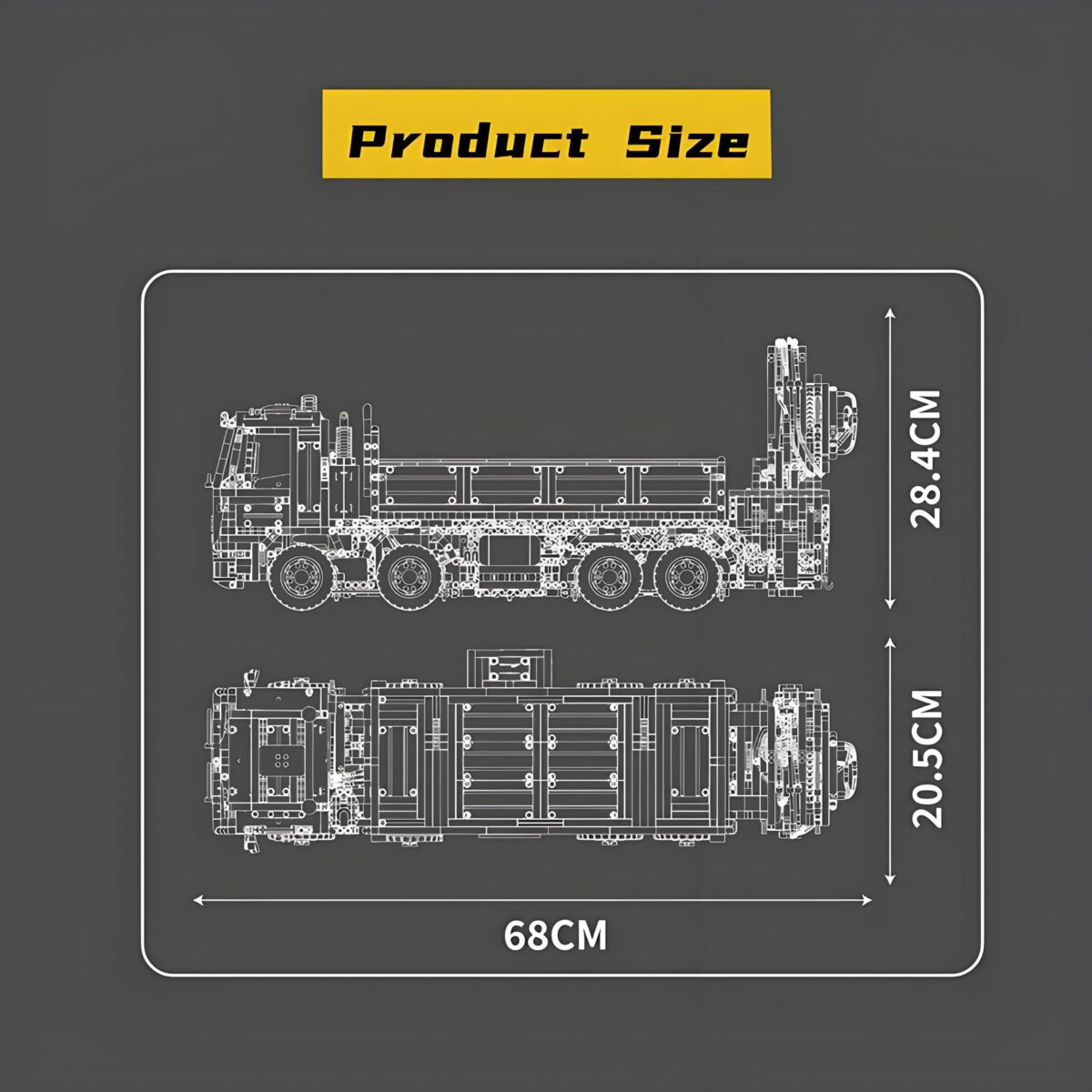 MK17050 The Actros Self-Loading Crane  4012PCS - Image 7