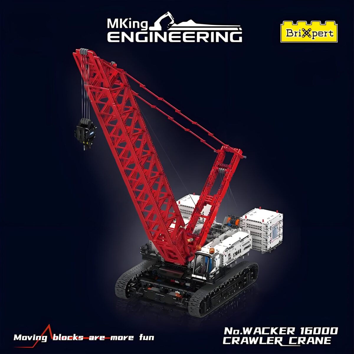 MK17046 The Wacker 16000 Crawer Crane   4494PCS - Image 2