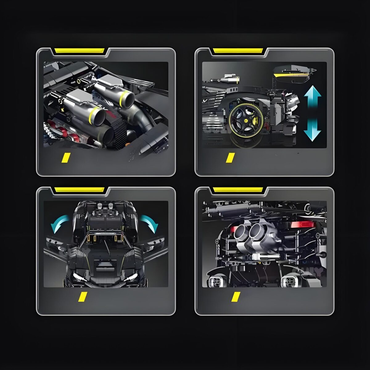 10627 1:8 The Ferrari 296   3729PCS - Image 5
