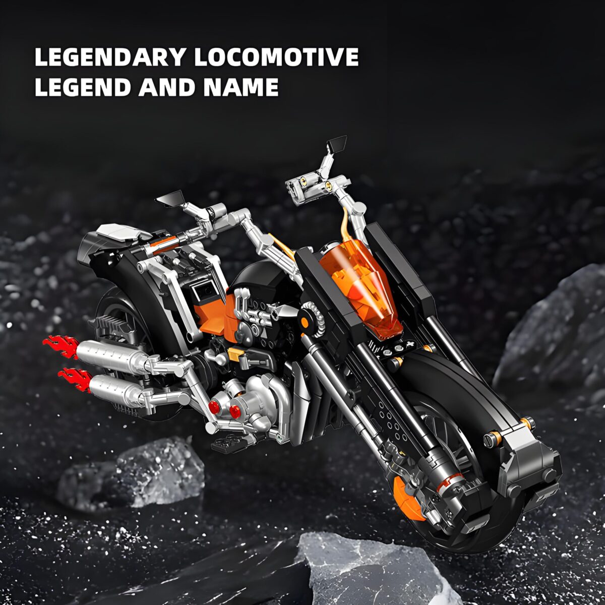 JS 58281 The Bandit Motorcycle  1298PCS - Image 5