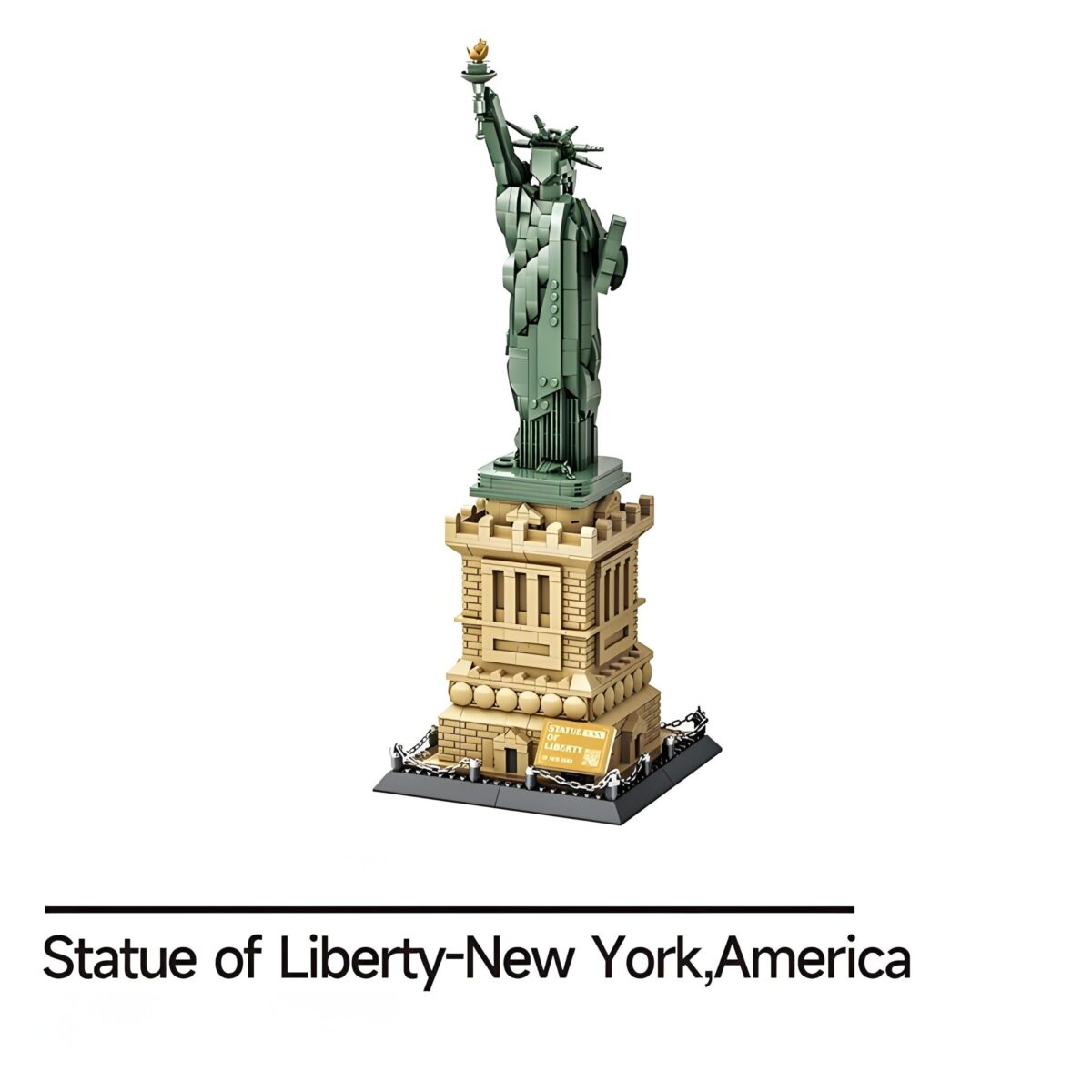 WG5227 The Statue of Liberty Minibrick 1577PCS - Image 4