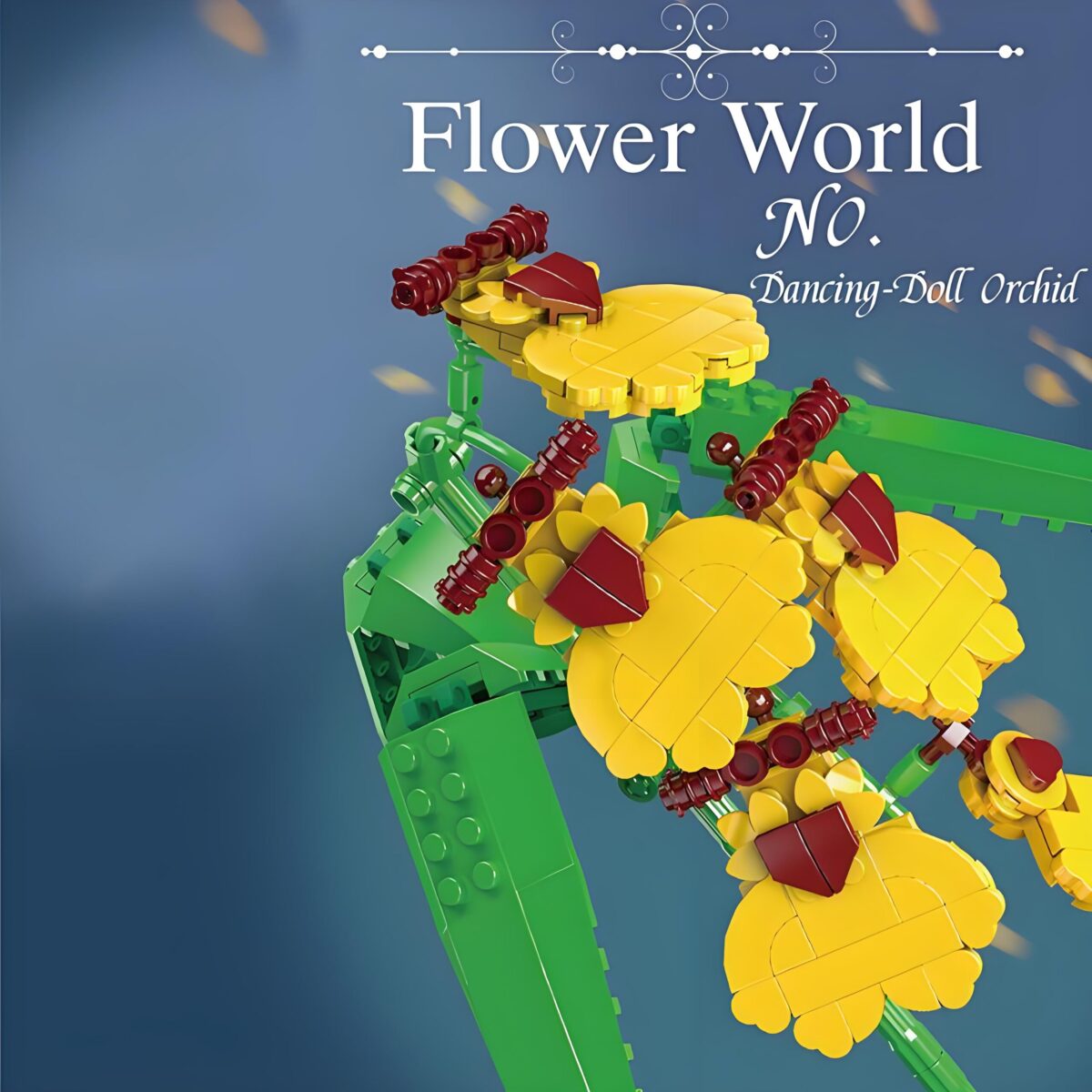 MK24009 The Flower World:Dancing-Doll Orchid   237PCS - Image 2