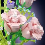 MK10009  The Fulfilling Wish Rose Bonsai   1209PCS - Image 3